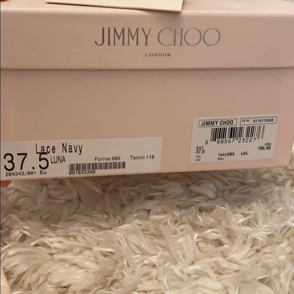 Jimmy Choo Luna Lace Heels - Picture 7 of 8